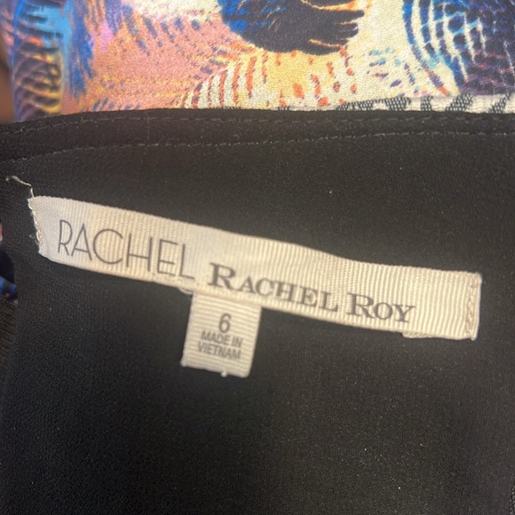 RACHEL ROY Keyhole back with Palm Trees and Sunsets Print Slip Cocktail Dress 6 - Picture 17 of 17